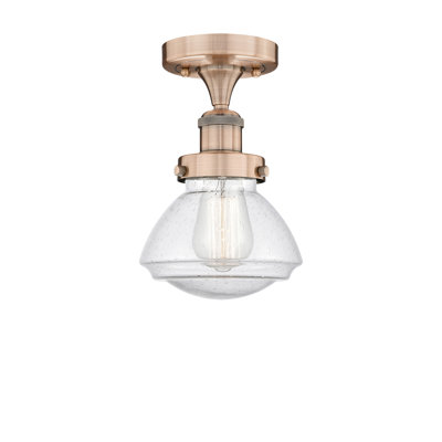 Almarosa Glass Semi Flush Mount