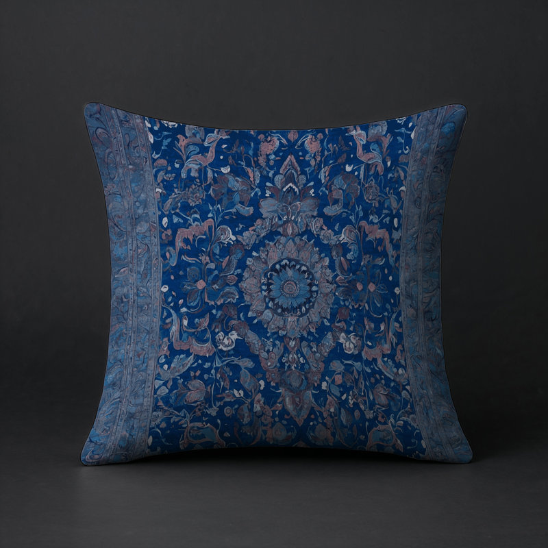 Coussin décoratif intérieur / extérieur gris Modern Modern, Carré 16 po, Géométrique gris 2