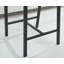 5-Piece Modern Aluminum Indoor Outdoor Dining Set, Rope Woven Patio Bar Set with Rectangular Table-2142087191