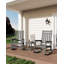 Garden Rocking Chair, Weatherproof Adirondack Rocker for Patio Balcony-1097616836