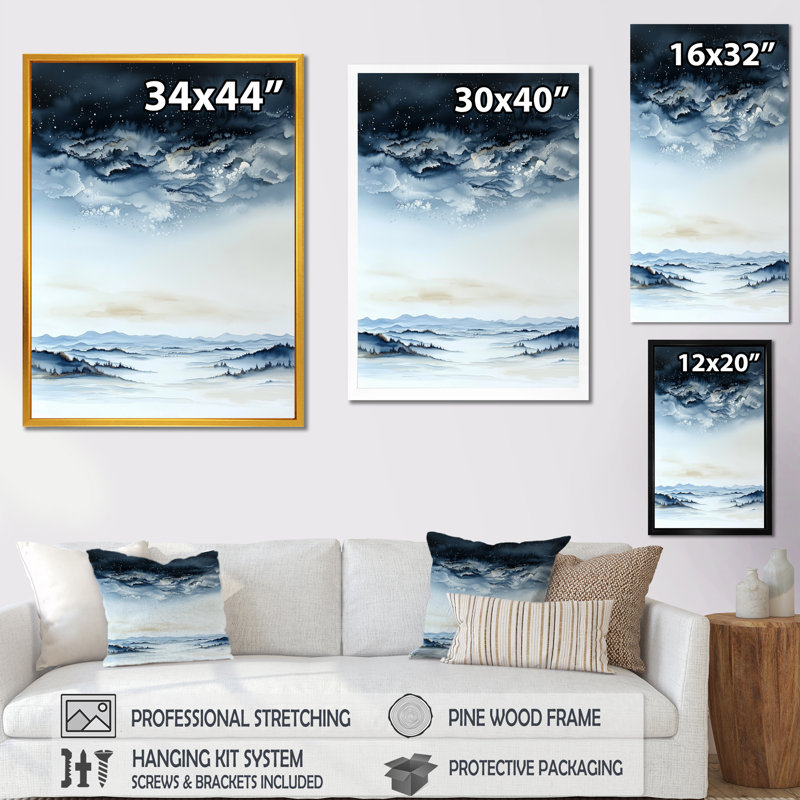 Baulch - impression abstraite de paysages muraux