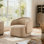 Accent Chair with Curved  Design,Ideal for Extended Reading,Lounging,or Relaxation