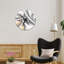 Horloge murale 15,75 po Treyson-74646613