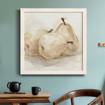 White Pear Study II - reproduction d'art sur toile encadrée