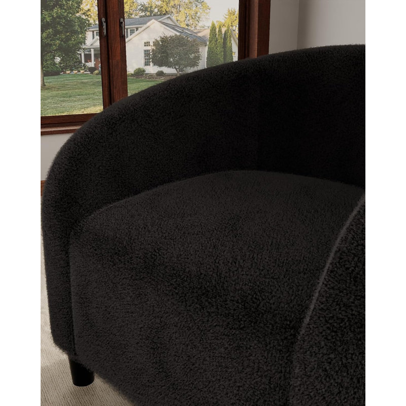 Fauteuil d'appoint Accent Chair, Gris anthracite