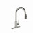 Stainless Steel Single-Handle Pull-Down Sprayer Kitchen Faucet with 3 Spray Mode in Brushed Nickel