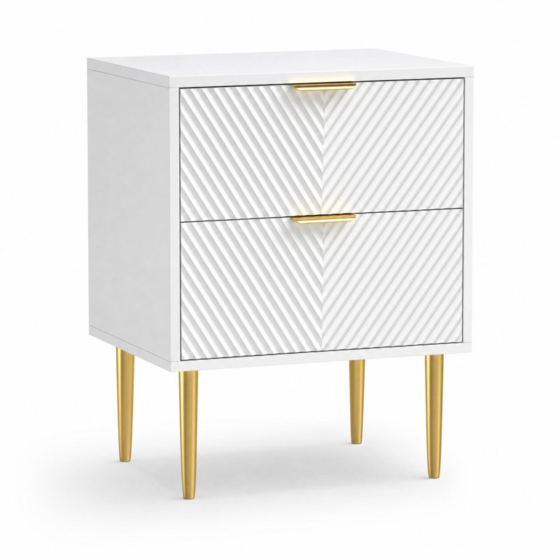 Beckhem 40 cm W Bedside Table
