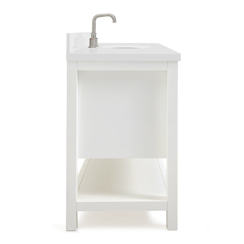 Bayhill 55'' W Single Vanity, White