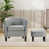 Velours gris velours est en rupture de stock