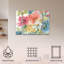 Ensemble de 3 panneaux muraux - Lisa Audit «My Garden Bouquet II», art mural pour salon, chambre à coucher ou bureau 