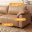 106.3"Brown Cat Scratch Resistant Modular Sofa Couch-130030751