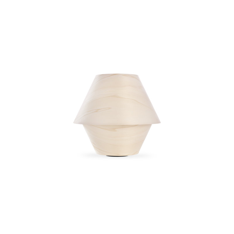 Hotel Simple Table Lamp, 13.6" Dia., Ivory White, Non-Dimmable