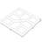 16'' L x 16'' W Plastic Tile in Black
