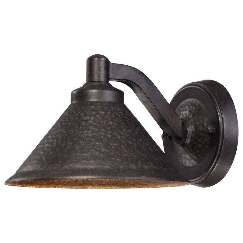 Luminaire de grange d'extérieur Nathanial Aspen Bronze, H 6 po x l 8,5 po x P 10,5 po