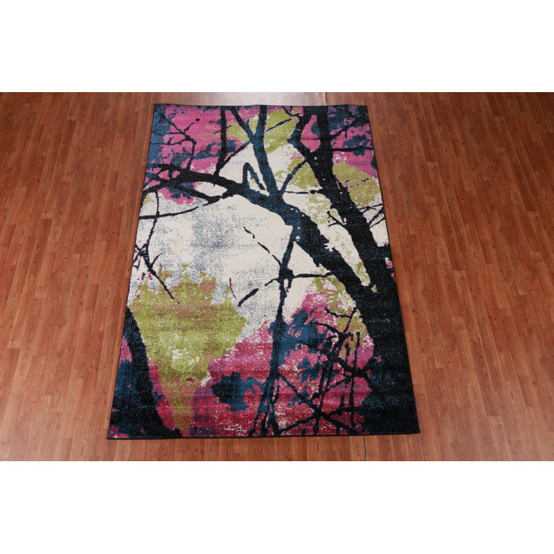 Transitional Oriental Area Rug 6x9