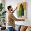 Divided Leaf Study Botanical - Wrapped Canvas-1751756302-1751756309