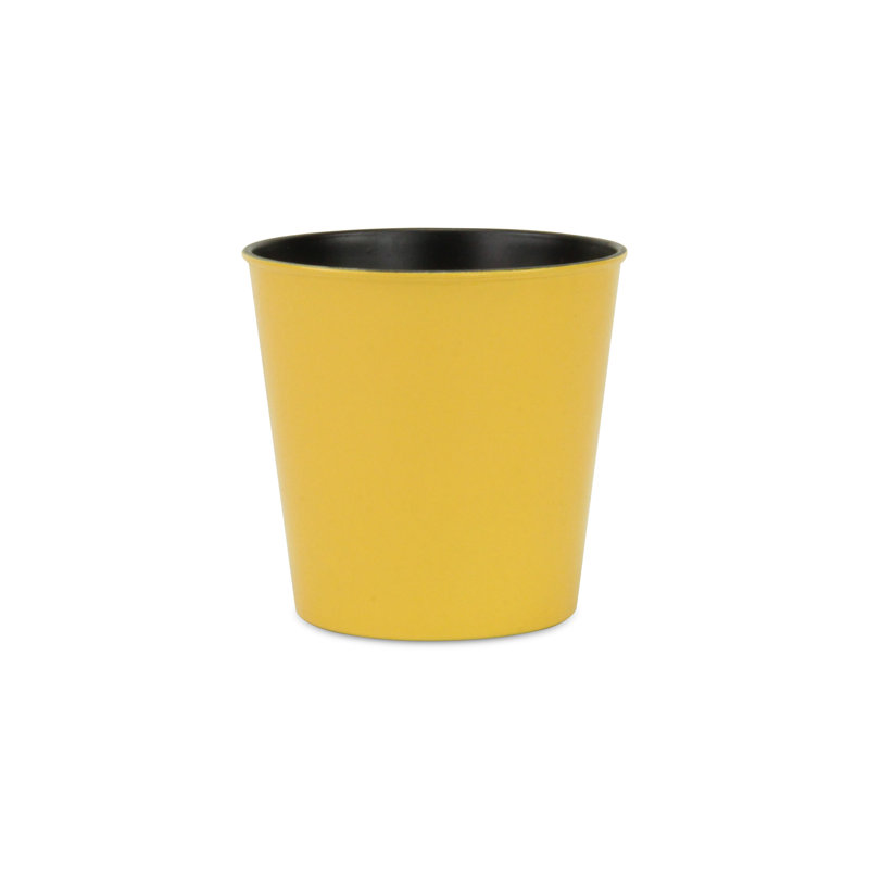 Pot à fleurs rond en plastique recyclé 5 po, H 5,75 po x l 7 po x P 7 po