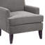 Chaise rembourrée en polyester avec 4 pieds-1089688602