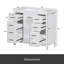 Armoire de meuble-lavabo moderne 36 po avec espace de rangement multifonctionnel - 5 tiroirs et 1 porte