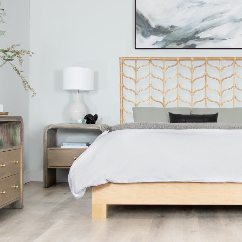 Ivy Open-Frame Headboard, Tan, King