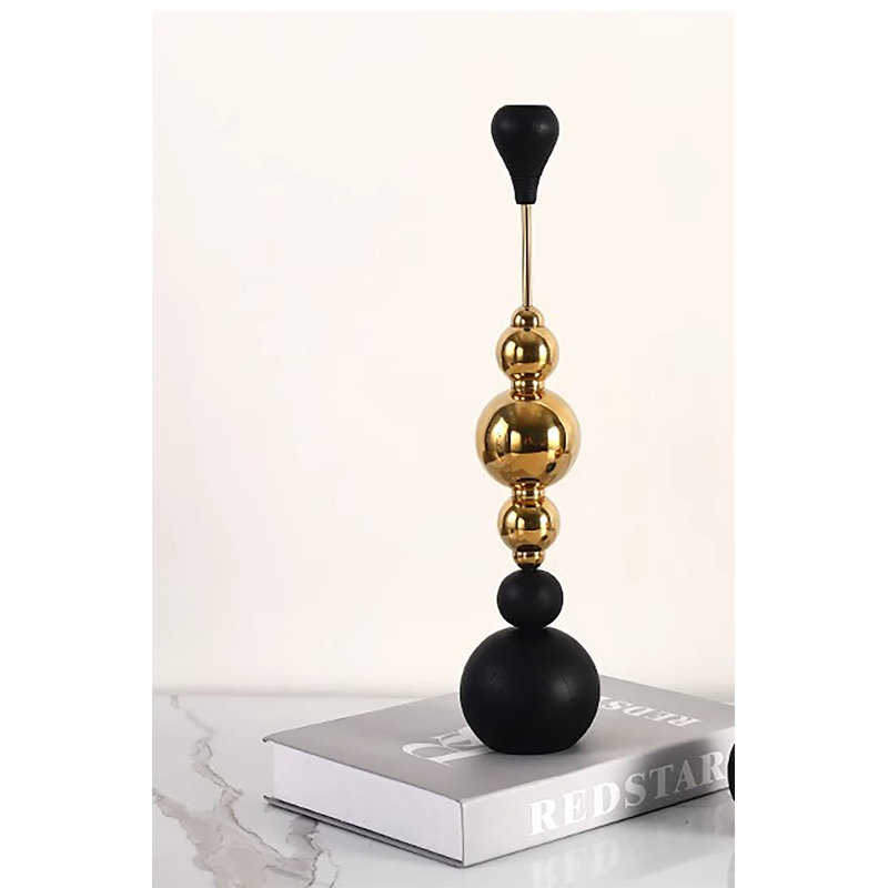 Metal Tabletop Candlestick, 14.96" H x 3.15" W x 3.15" D
