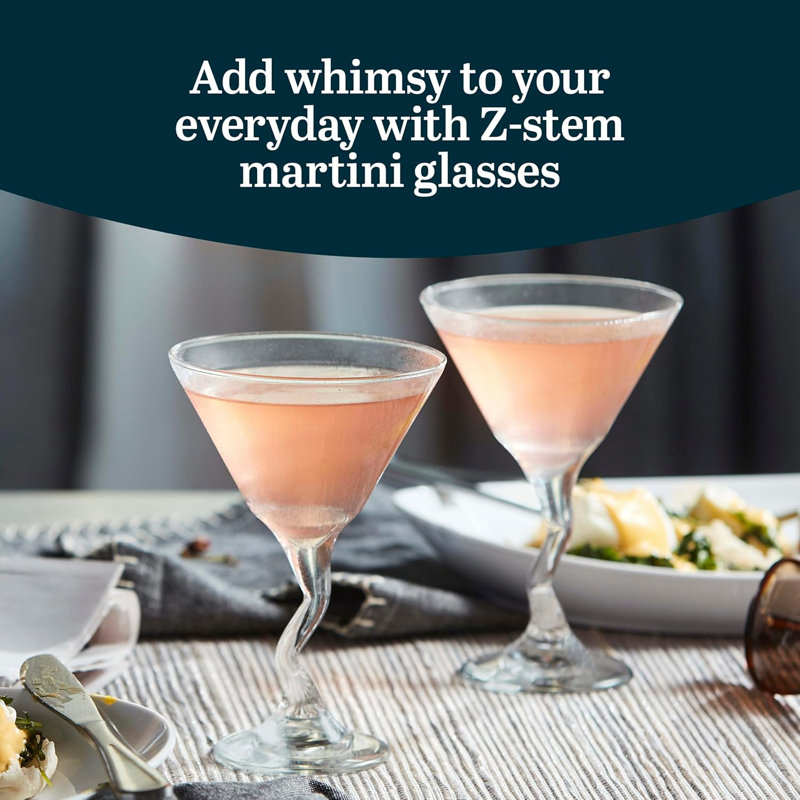 Libbey Z-Stem 9 oz Clear Glass Martini Set