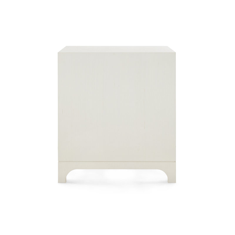 Barrett 3-Drawer Side Table, Sand White