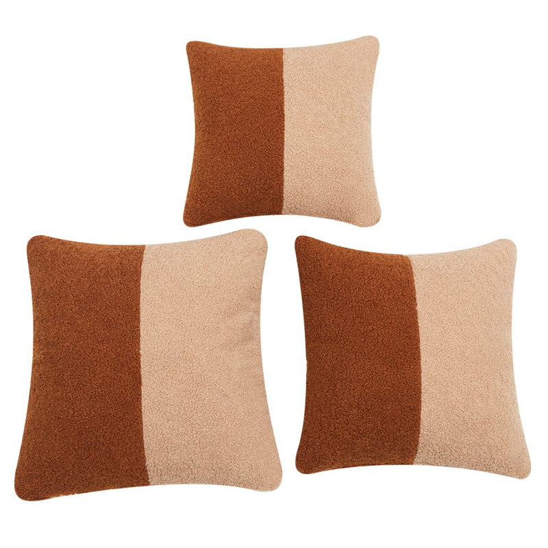 Chaquanna Square Cushion, Brown/Beige