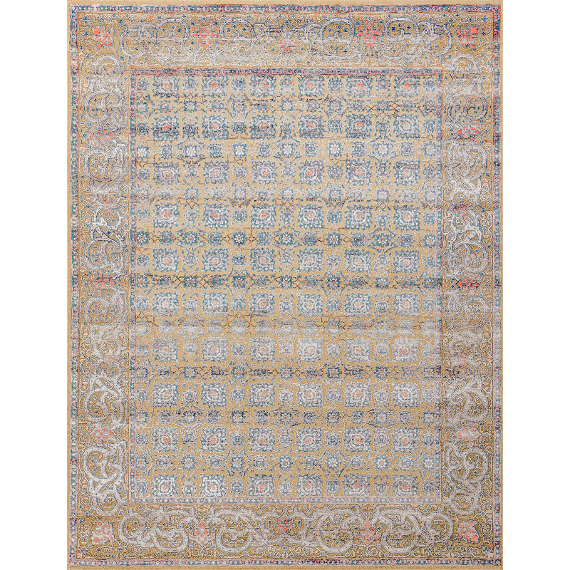 Hand Knotted Oriental Area Rug, Rectangle 9' x 12'