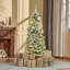 Lighted Artificial Pine Christmas Tree-1237803786