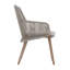 Fauteuil de salle à manger d'extérieur avec coussins Daiwik-1296952632