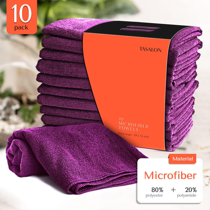 Hand Towel Quick Dry Hair Salon Towel, Purple