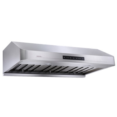 36" 1100 CFM Ducted Under Cabinet Range Hood in Stainless Steel