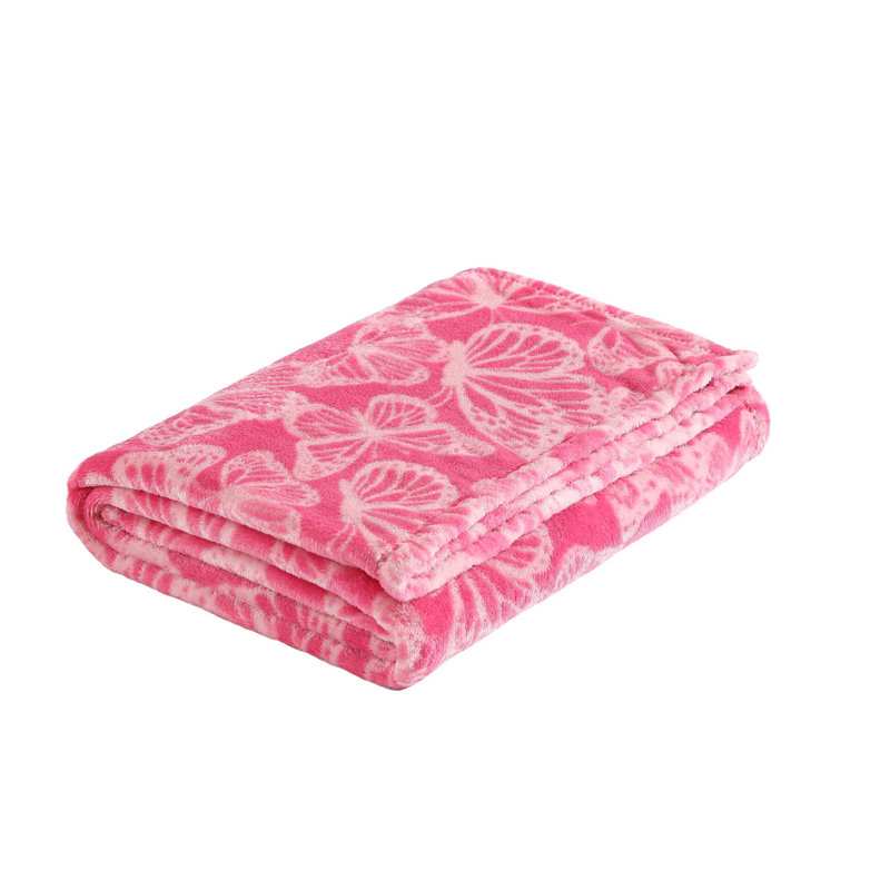 Betsey Johnson Signature Solid Reversible Comforter Set, Twin Comforter + 2 Additional Pieces, Pink/Pink