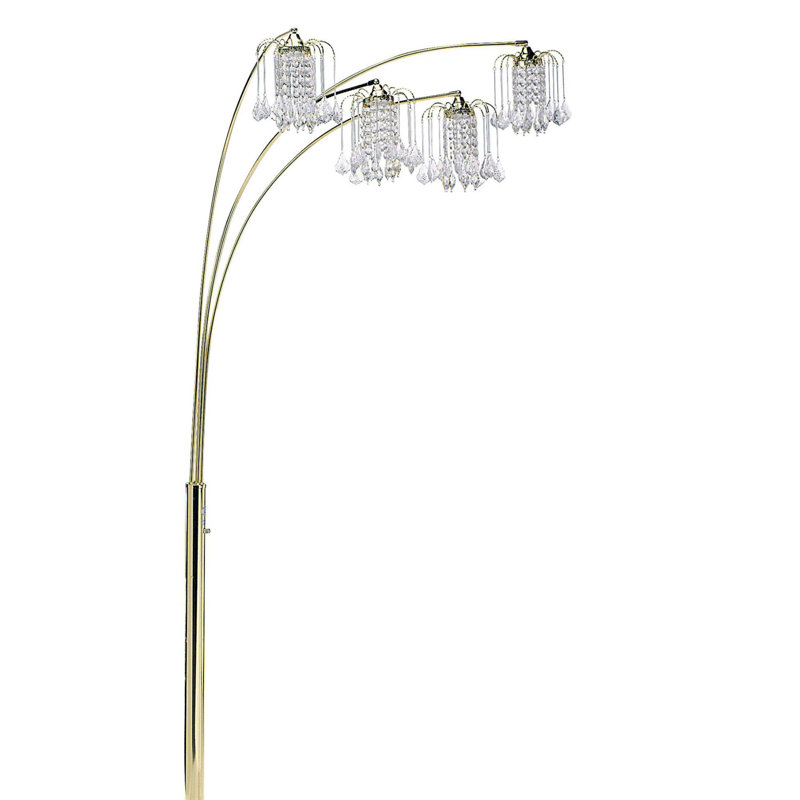 84" Tall Metal Floor Lamp
