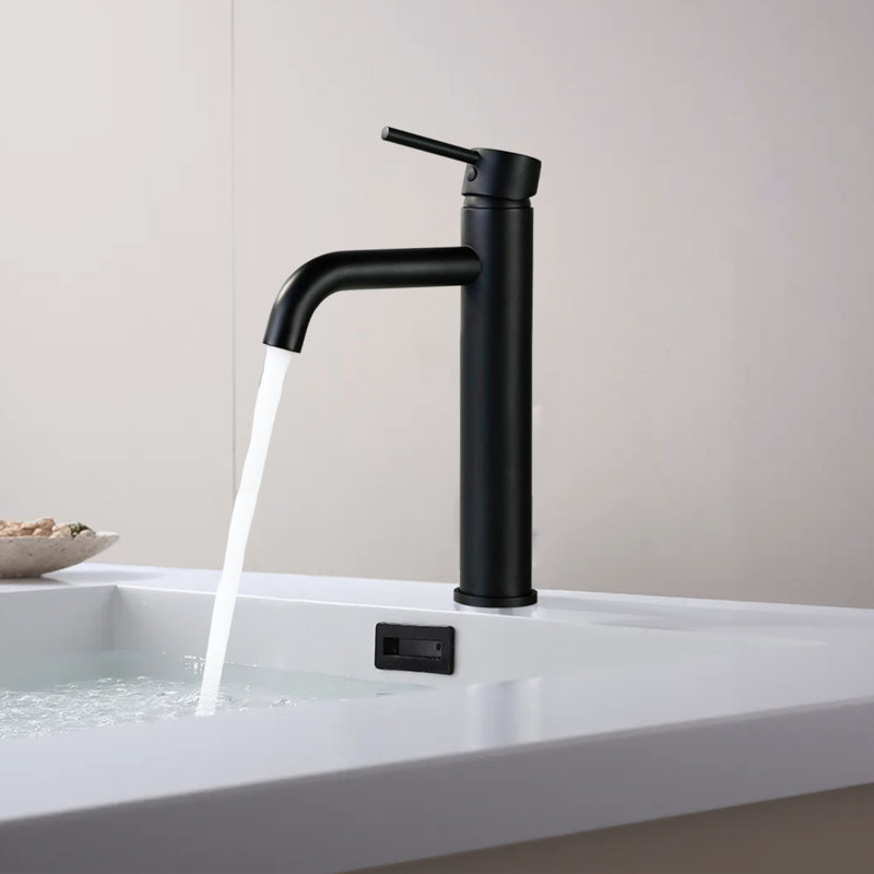 Single-handle Bathroom Faucet, Matte Black