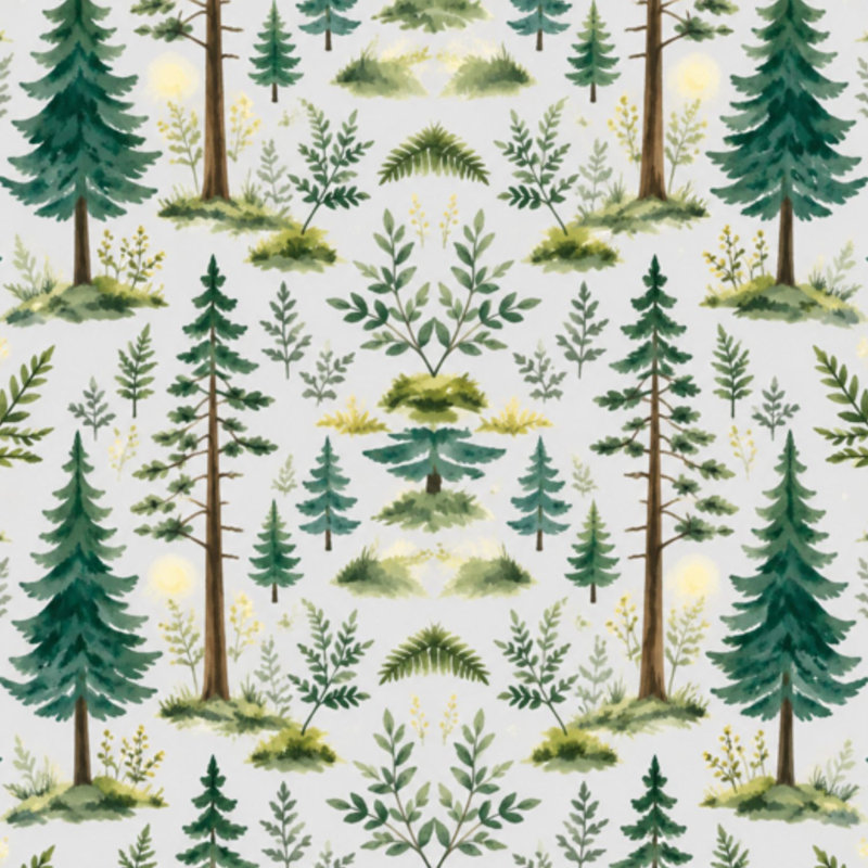 Papier peint adhésif à motif de feuilles de forêt serein avec sentier forestier l 17,7 po x H 118 po Papier peint auto-adhésif amovible pour locataires