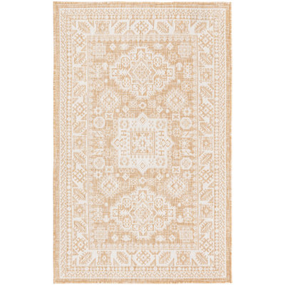 Outdoor Chand Area Rug Orange Color