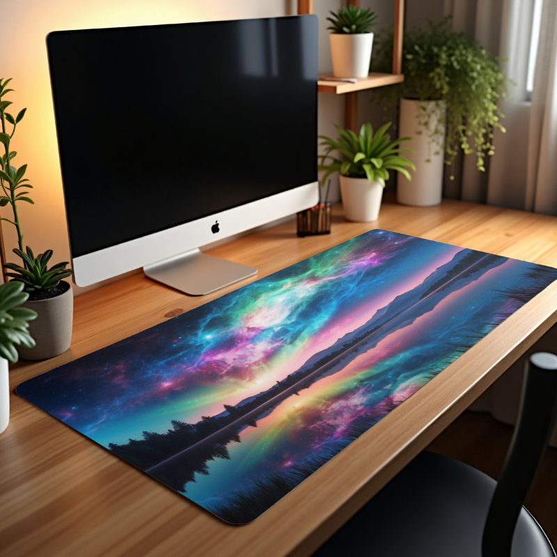 Polyester Desk Pad, 31.5x15.5