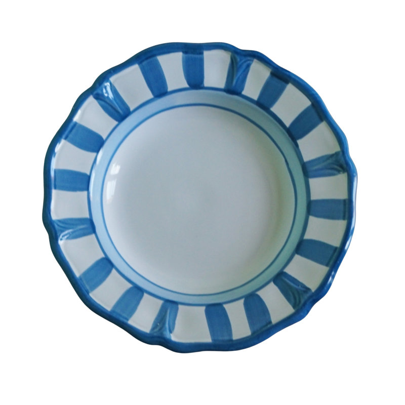 Rimini Pasta Bowl, Blue/White
