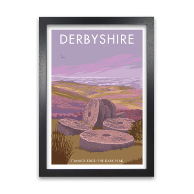 Derbyshire Stanage Edge by Stephen Millership - Print