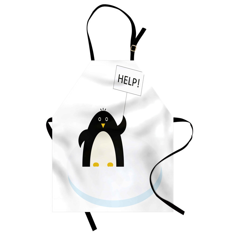 No Pattern Bib Apron