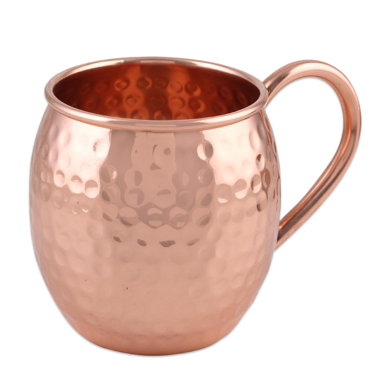 Laskowski 21oz. Copper Stemless Wine Glass Set