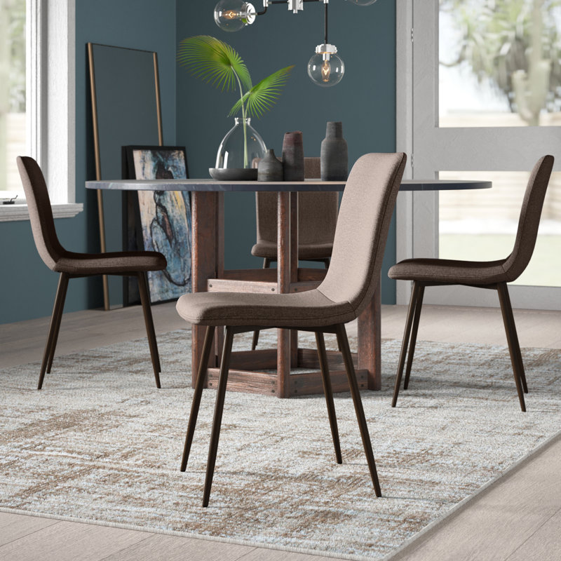 Side chair Set, Brown