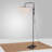 67.5'' Swing Arm Floor Lamp with Outlet