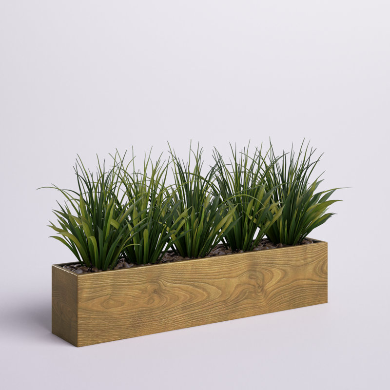 12" Tall Floor Foliage Grass in Pot