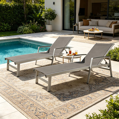 Oaxton chaise longue (ensemble de 2)