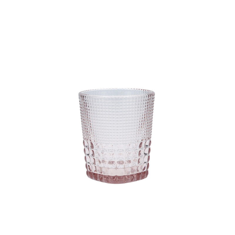 Malcolm Drinking Glass, Pink, 11.5 oz.