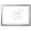 Lazy Dog I, reproduction d'art encadrée-614772727-614772720