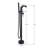 Floor Waterfall Faucet with Diverter